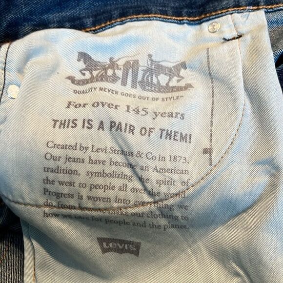 Levi’s 550 Relaxed Fit Jeans NEW! 40 x 30 Dark Wash - Picture 12 of 12